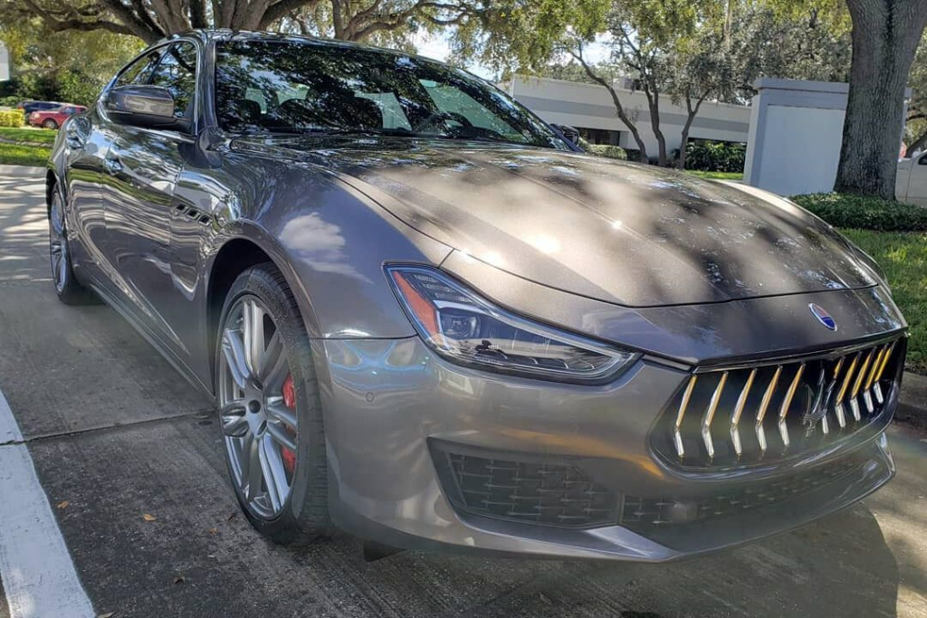 Maserati Ceramic Coating in Imperium tampa Mobile Detailing