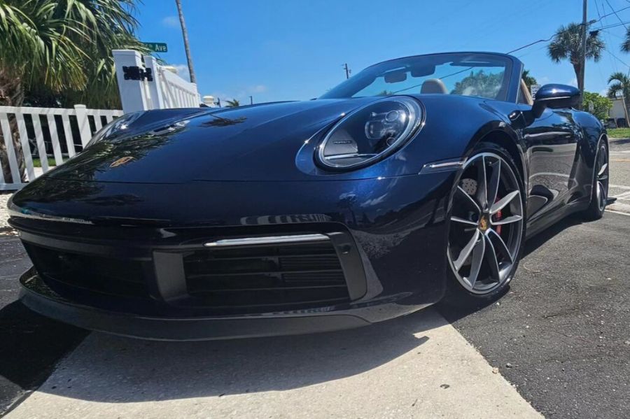 Porsche Ceramic Coating in Imperium Tampa Mobile Detailing