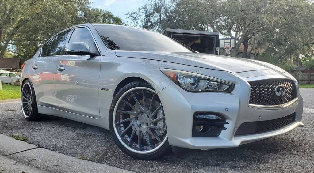 infiniti q50 paint correction in imperium tampa mobile detailing